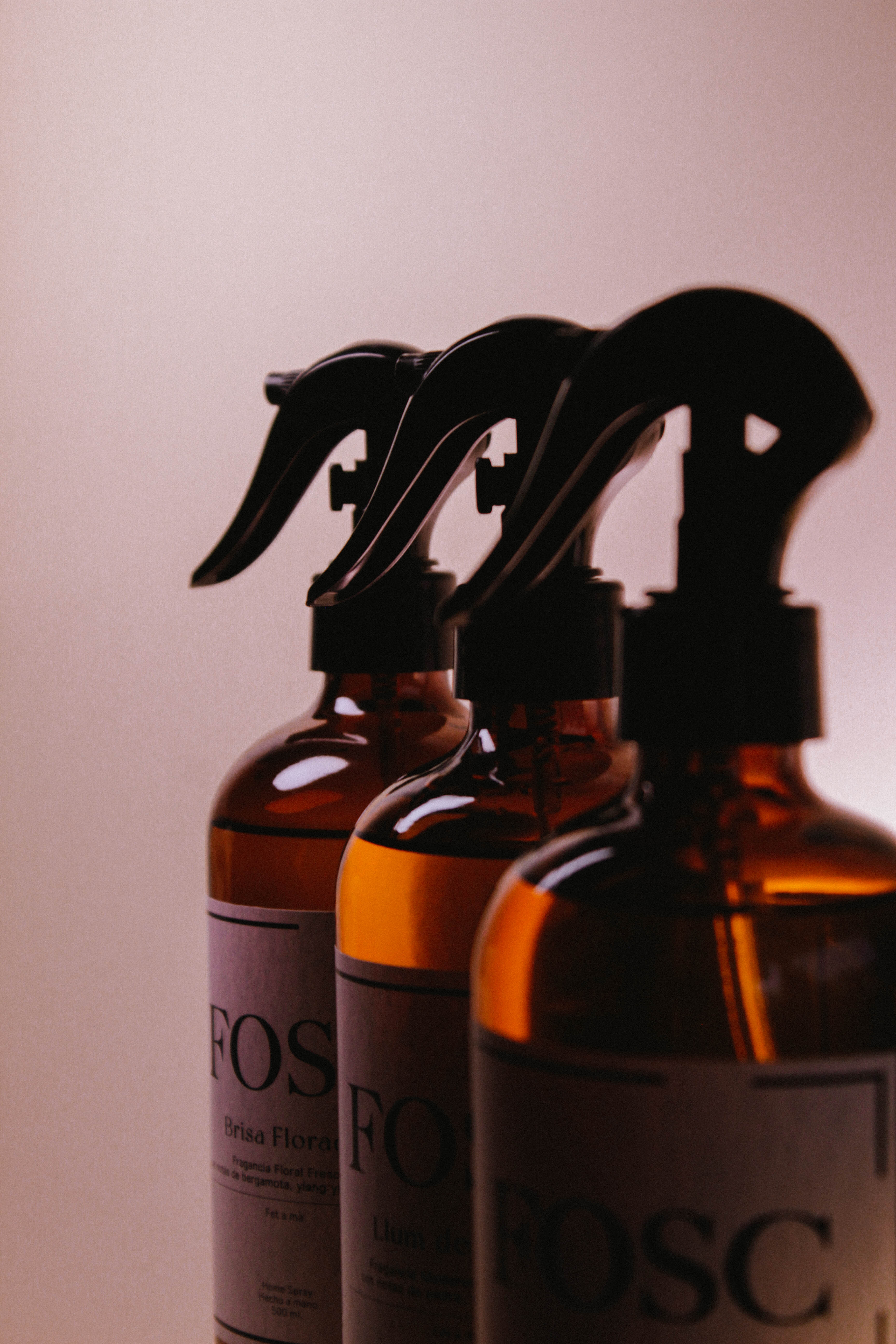 Home Sprays 500 ml. Botella vidrio ámbar