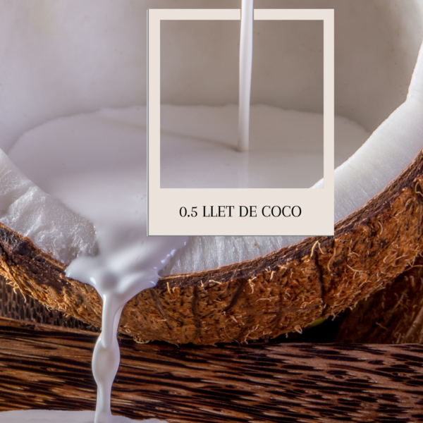 0.5 Llet de coco - Vela cera de Soja - Imagen 2
