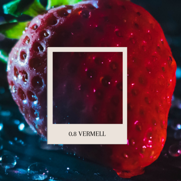 0.8 Vermell - Vela cera de Soja - Imagen 2
